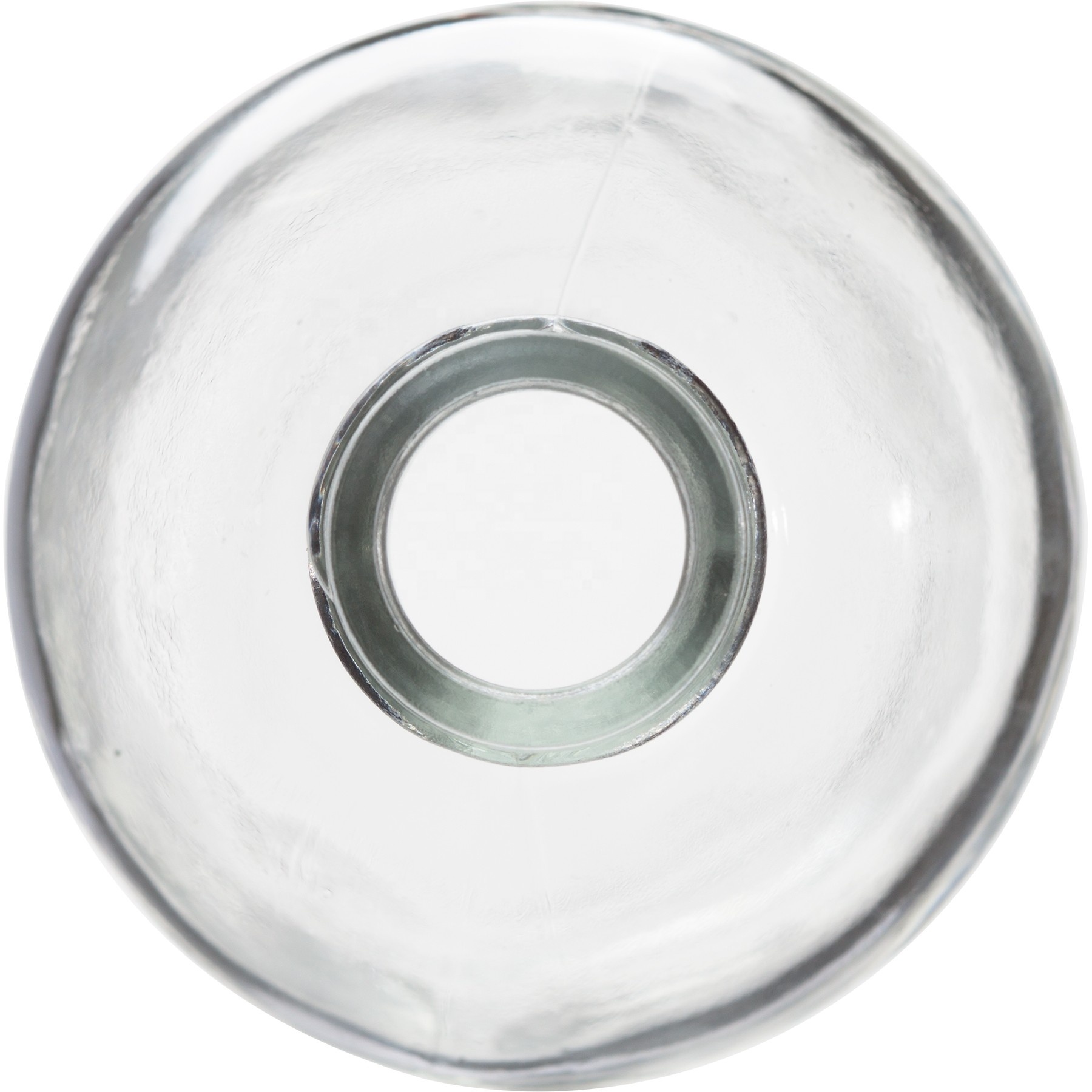 Botellas De Vidrio Para Leche 8 oz. 240Ml Clear Boston Round Glass Bottle