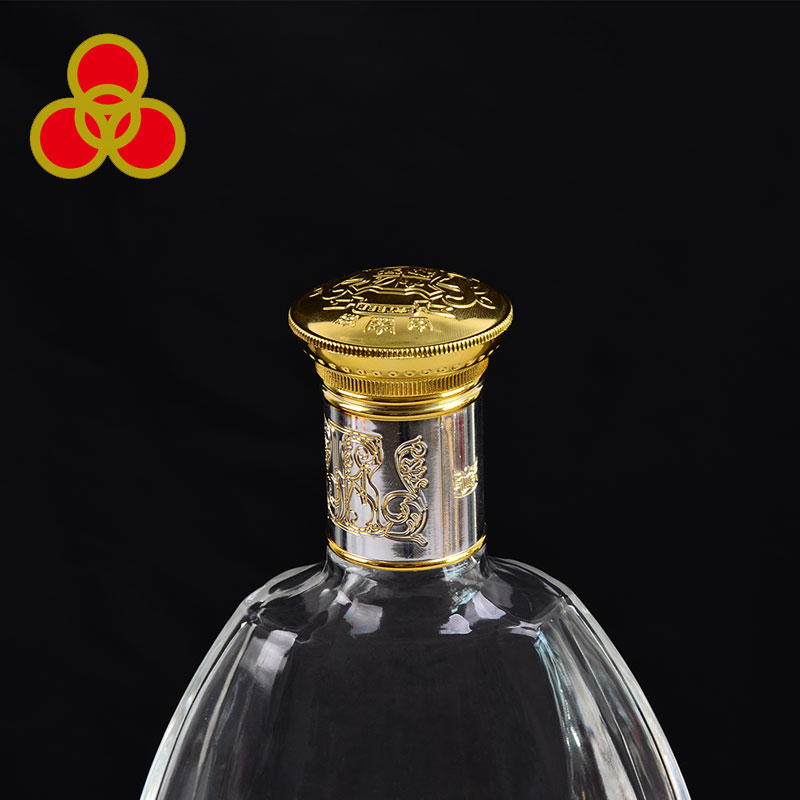 Botellas espirituosas de vidrio de 700 ml botellas para tequila