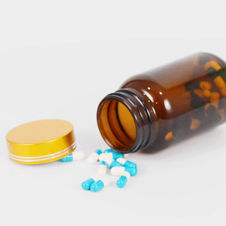 Bottle Manufacturer Pharmaceutical Bottle 150ml 180ml 200ml 200cc Wide Mouth Amber Pill Glass Bottle for pill