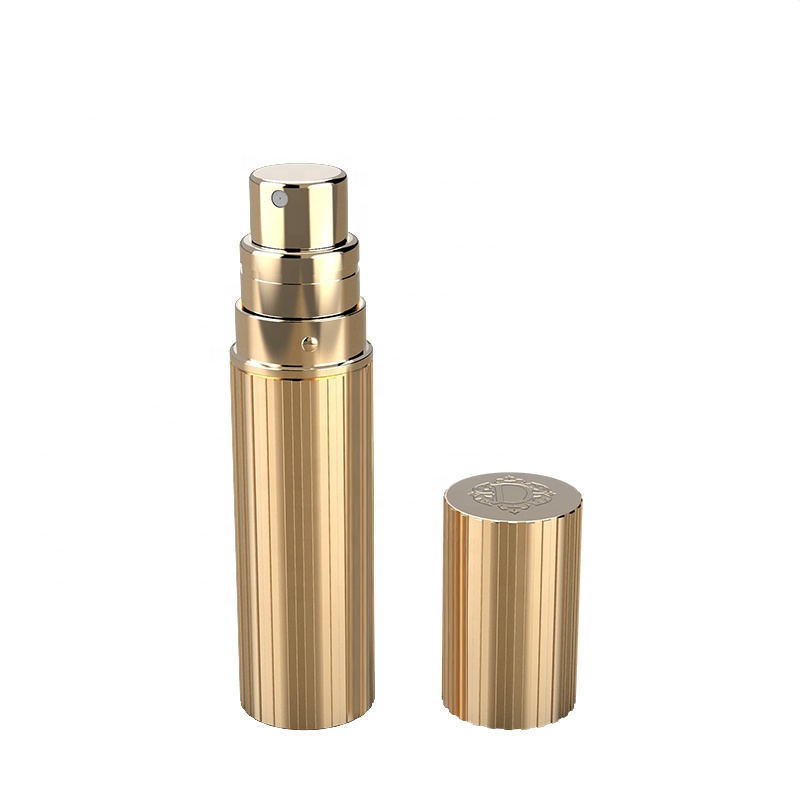 Bottle Wholesale Black Spray Aluminium Body Clear Refilled Personalised 10ml Roll On Empty Perfume Bottles