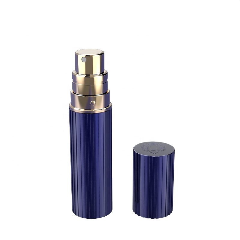 Bottle Wholesale Black Spray Aluminium Body Clear Refilled Personalised 10ml Roll On Empty Perfume Bottles