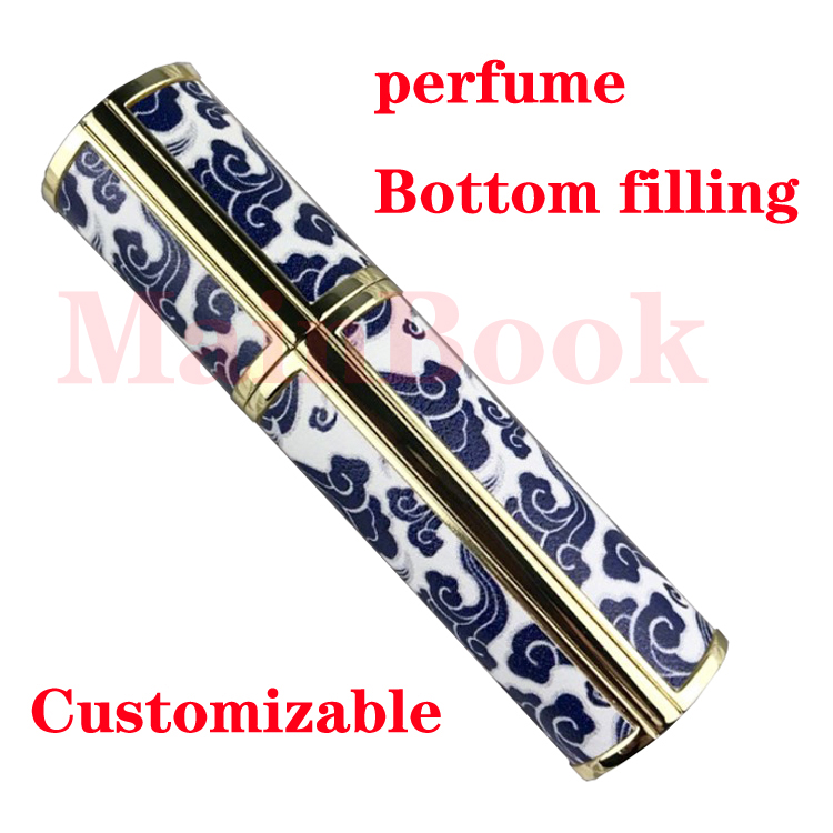 Bottle Wholesale Black Spray Aluminium Body Clear Refilled Personalised 10ml Roll On Empty Perfume Bottles