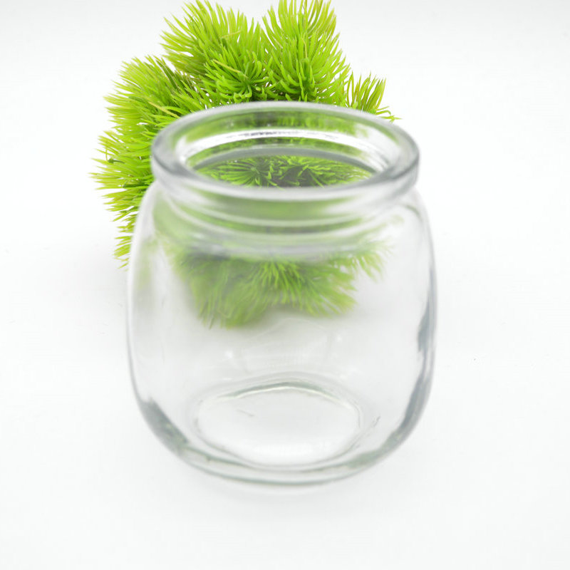 Bottle manufacturers direct 100ml 120ml glass pudding bottle small pudding jar milk bottle