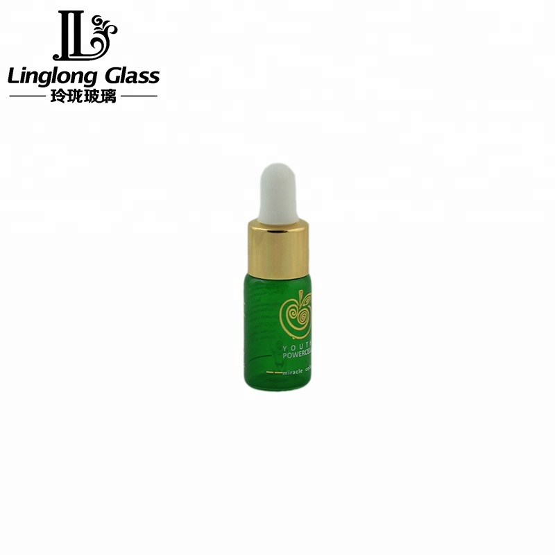 Bottle packaging glass bottle with dropper,bottle of sunflower oil with glass droppers