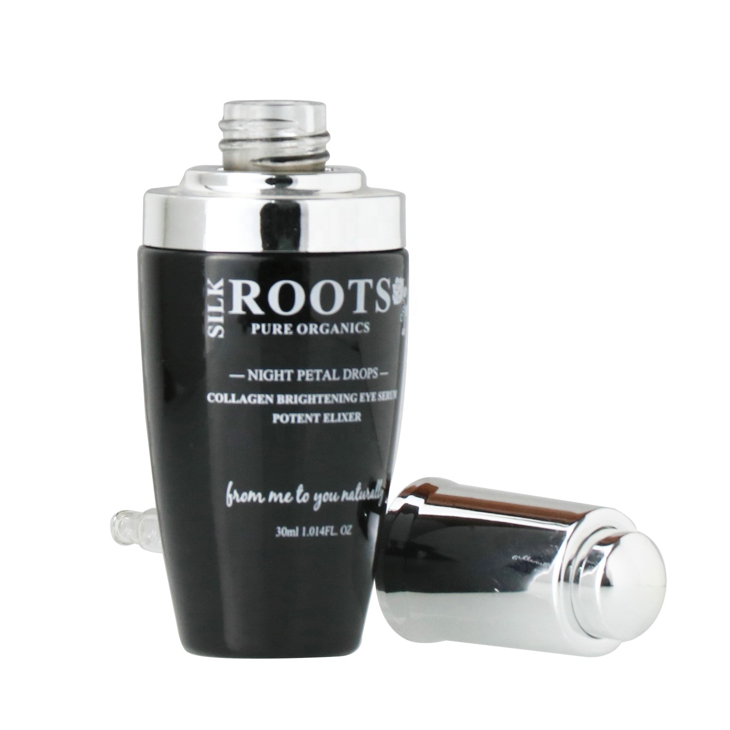 Bottled 30ml50ml emulsion foundation liquid and liquid milk cosmetics travel bottled portable pressed glass bottle