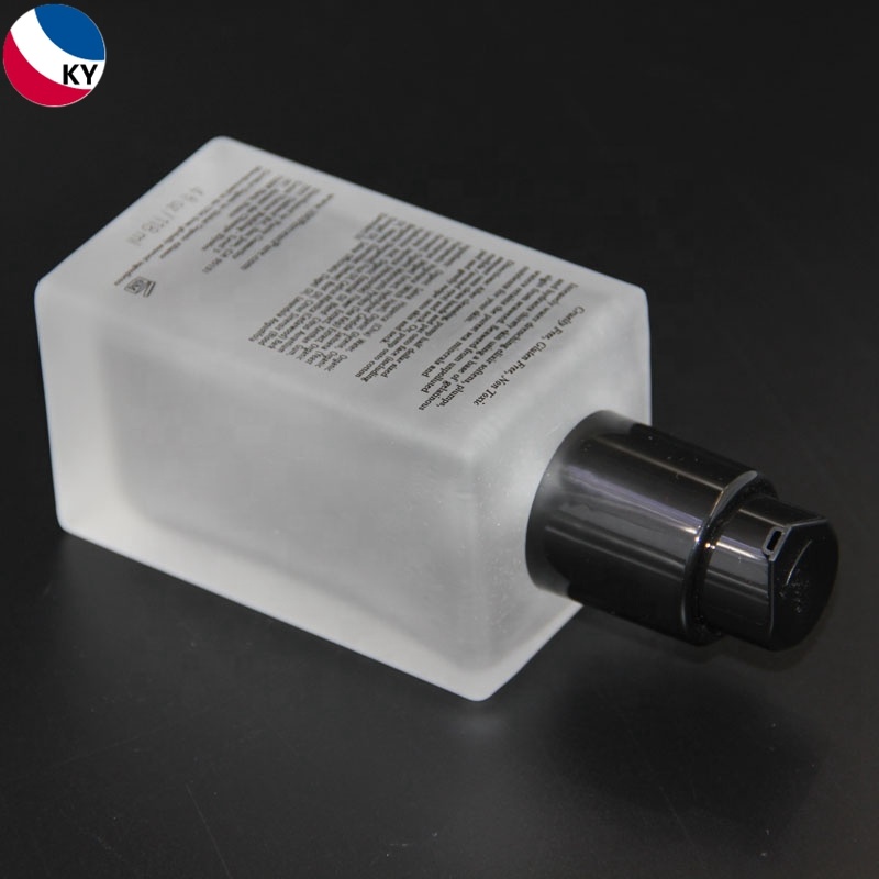 Bottles Frosted Glass 120ML 150ml PUMP Sprayer Frost Skin Care Cream Personal Care with Pump 4 Oz
