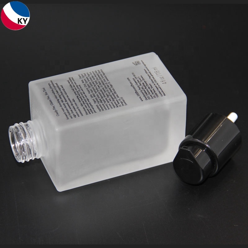 Bottles Frosted Glass 120ML 150ml PUMP Sprayer Frost Skin Care Cream Personal Care with Pump 4 Oz