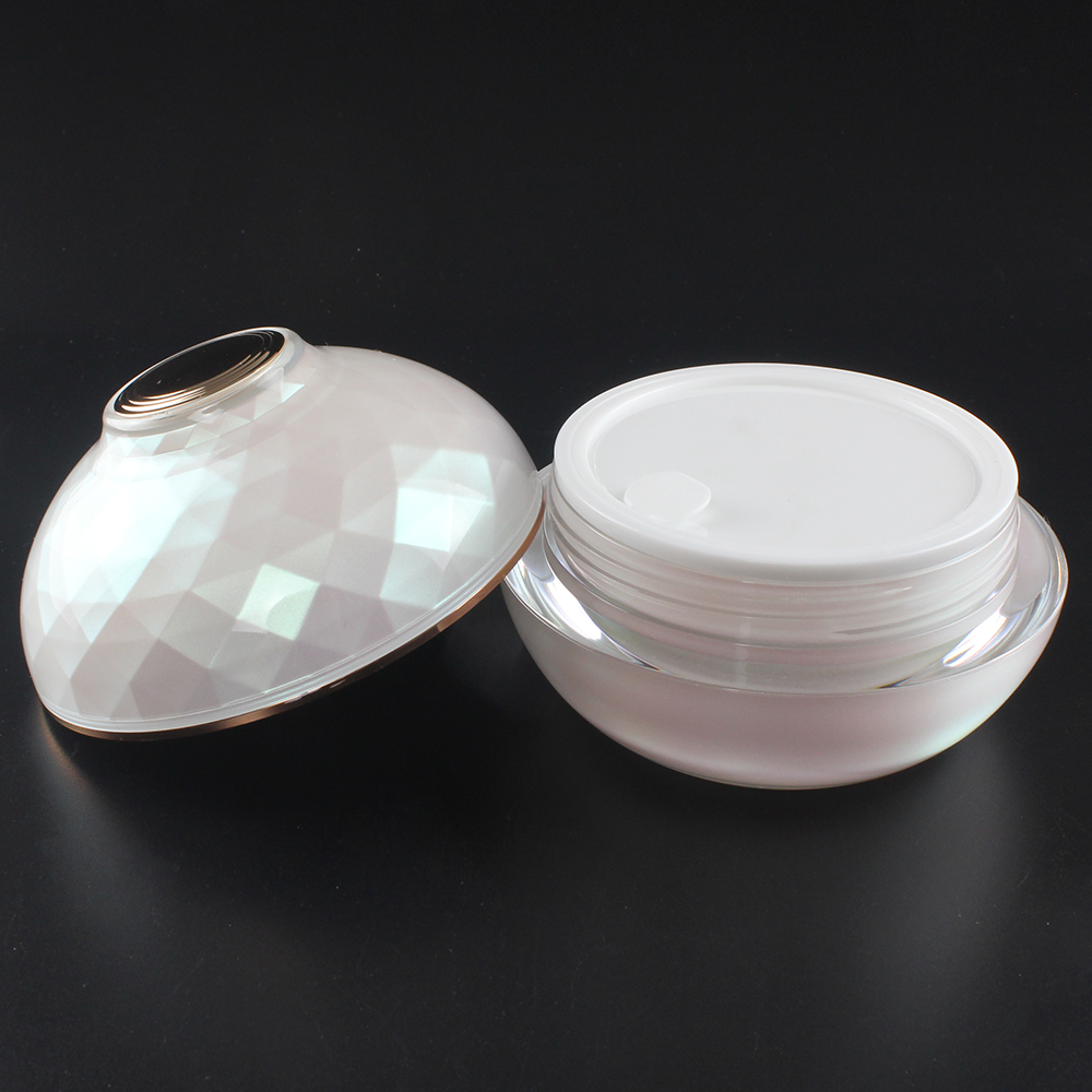 Bowl Shape Cream Acrylic JA313X Jar, 30g 50g 120g Skin Cream Package