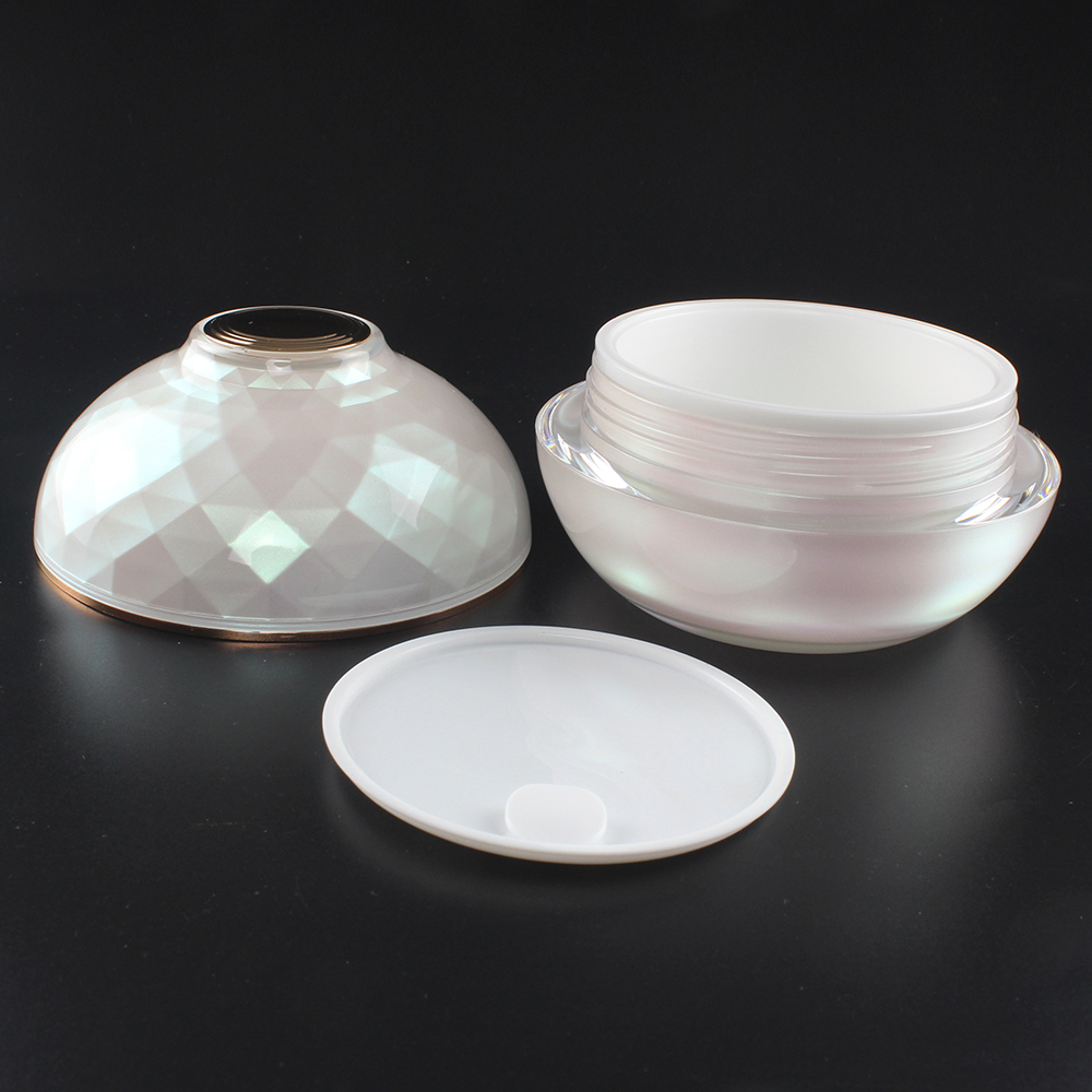 Bowl Shape Cream Acrylic JA313X Jar, 30g 50g 120g Skin Cream Package