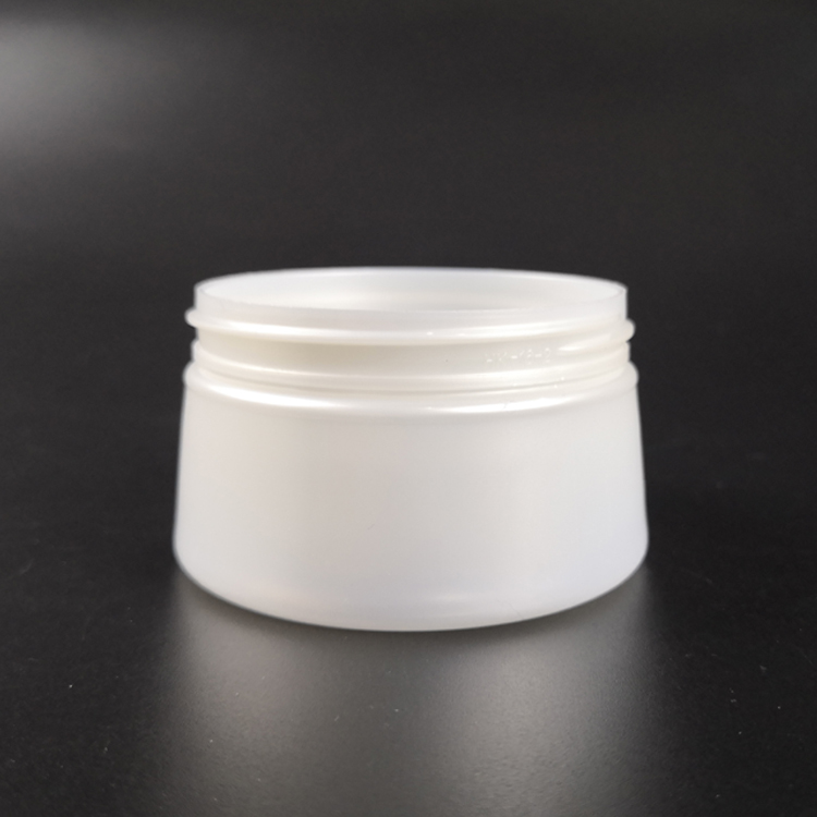 Bpa Free 100ml 3oz PET Custom Logo White Round Plastic Jar for Hair Wax Beauty Cream Cosmetic Packaging Containers