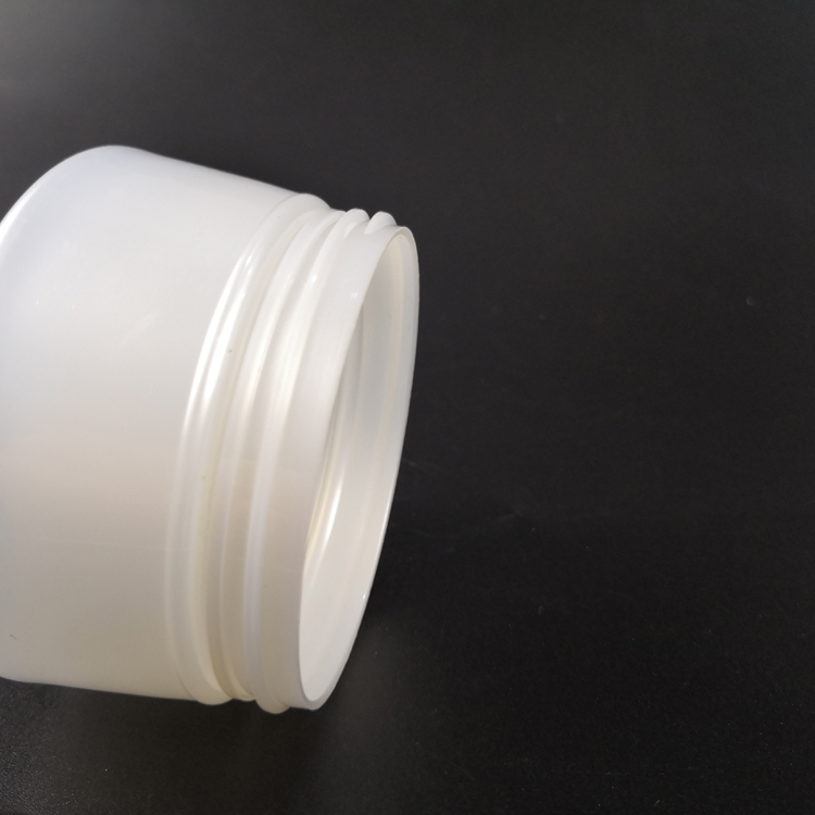 Bpa Free 100ml 3oz PET Custom Logo White Round Plastic Jar for Hair Wax Beauty Cream Cosmetic Packaging Containers