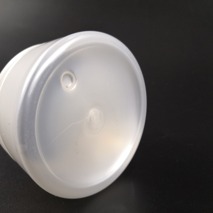 Bpa Free 100ml 3oz PET Custom Logo White Round Plastic Jar for Hair Wax Beauty Cream Cosmetic Packaging Containers