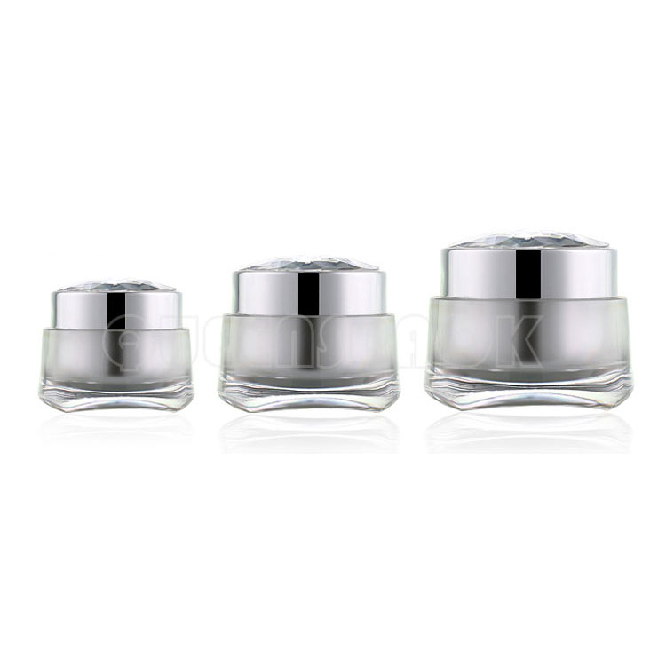 Brand Custom Craft Beautiful Cream Set Container Empty Makeup Containers Acrylic Cream Jar