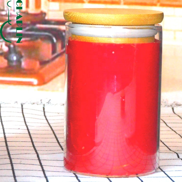 Brand new sealable kitchen food container storage glass jar with cork lid for bakery cookie/ candy/ loose tea