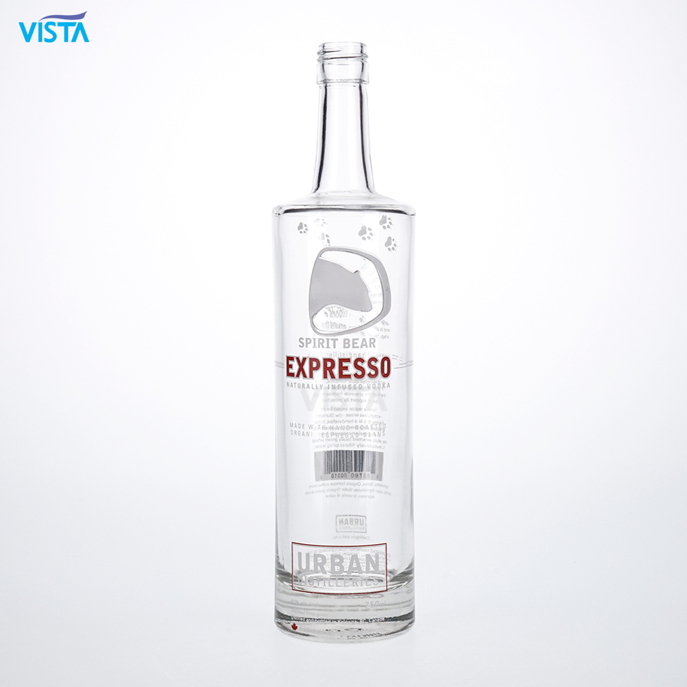 Brand your own vodka glass bottle