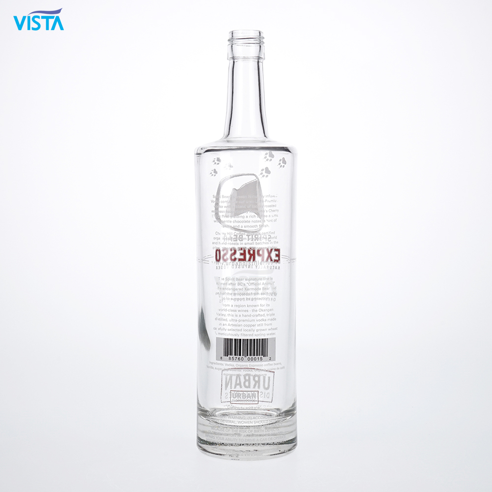 Brand your own vodka glass bottle