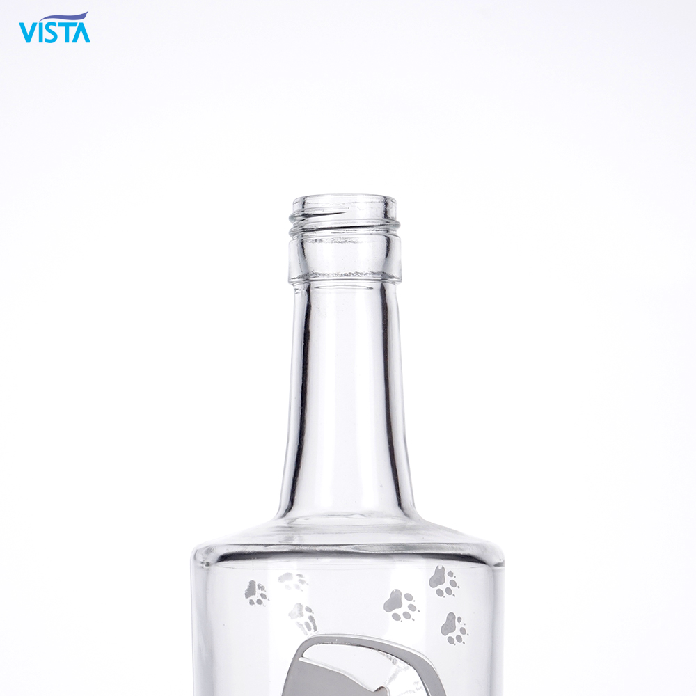 Brand your own vodka glass bottle