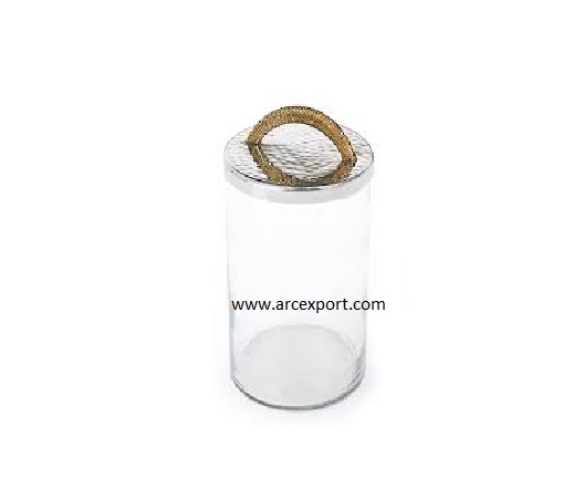 Brass Lid Designer Decorative Canister