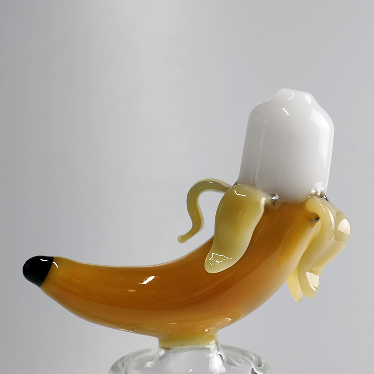 British type banana-shaped glass hookah trendy material Factory direct small glass bottle hookah pipe hookah set accessories