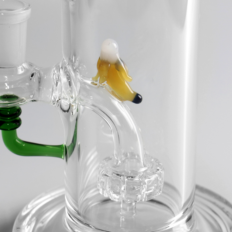 British type banana-shaped glass hookah trendy material Factory direct small glass bottle hookah pipe hookah set accessories
