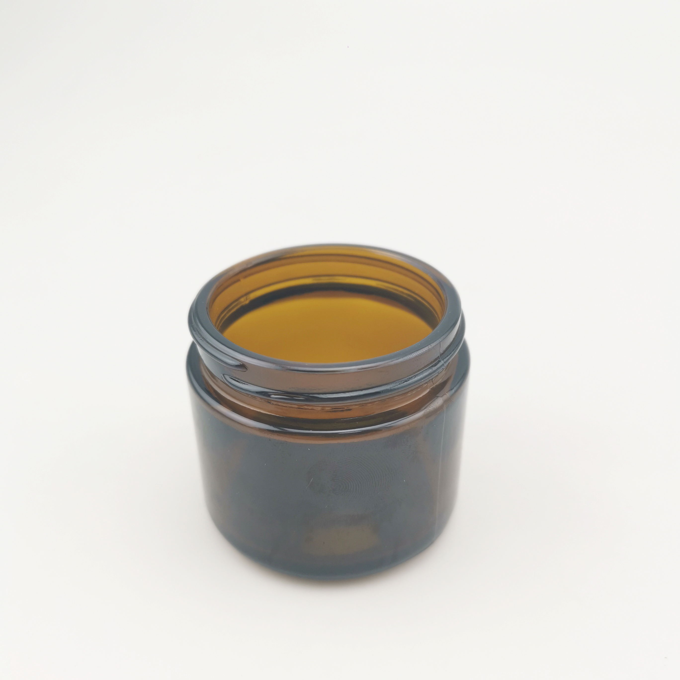 Brown Glass Cream Jar Round Cosmetic Cream Jar 5g 10g 15g 20g 30g 50g 60g 100g 120g 200g 250g 500g Cream Jar