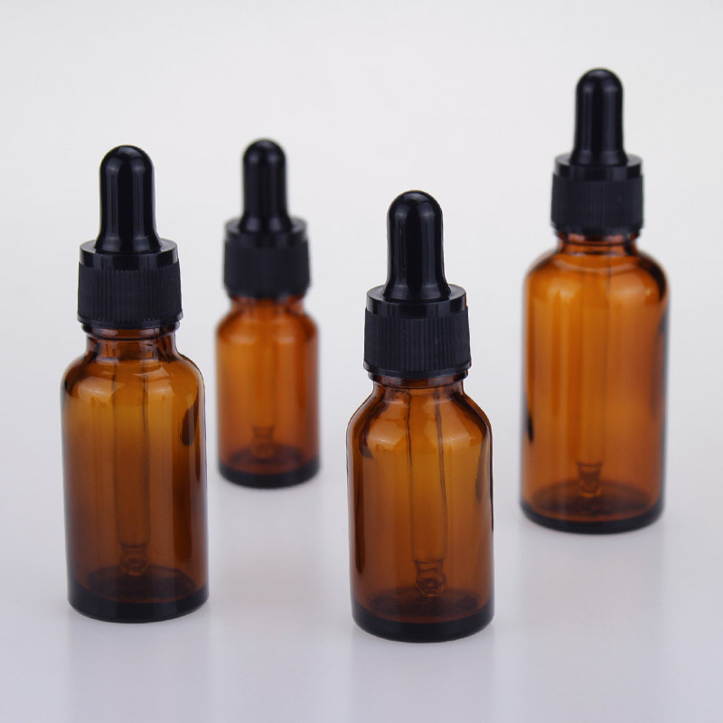 Brown glass essential oil dropper bottle cosmetic 30ml