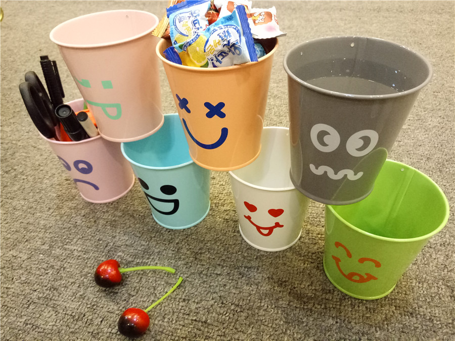 Bucket Egg Cups,colorful galvanized iron gift bucket,wedding bucket Easter barrels egg cup