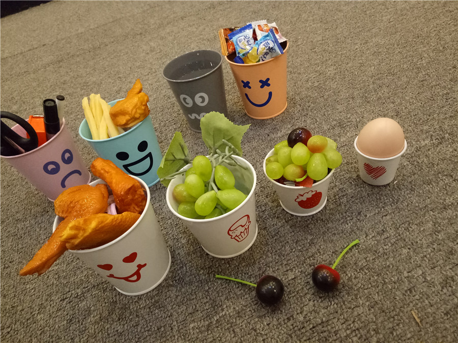 Bucket Egg Cups,colorful galvanized iron gift bucket,wedding bucket Easter barrels egg cup