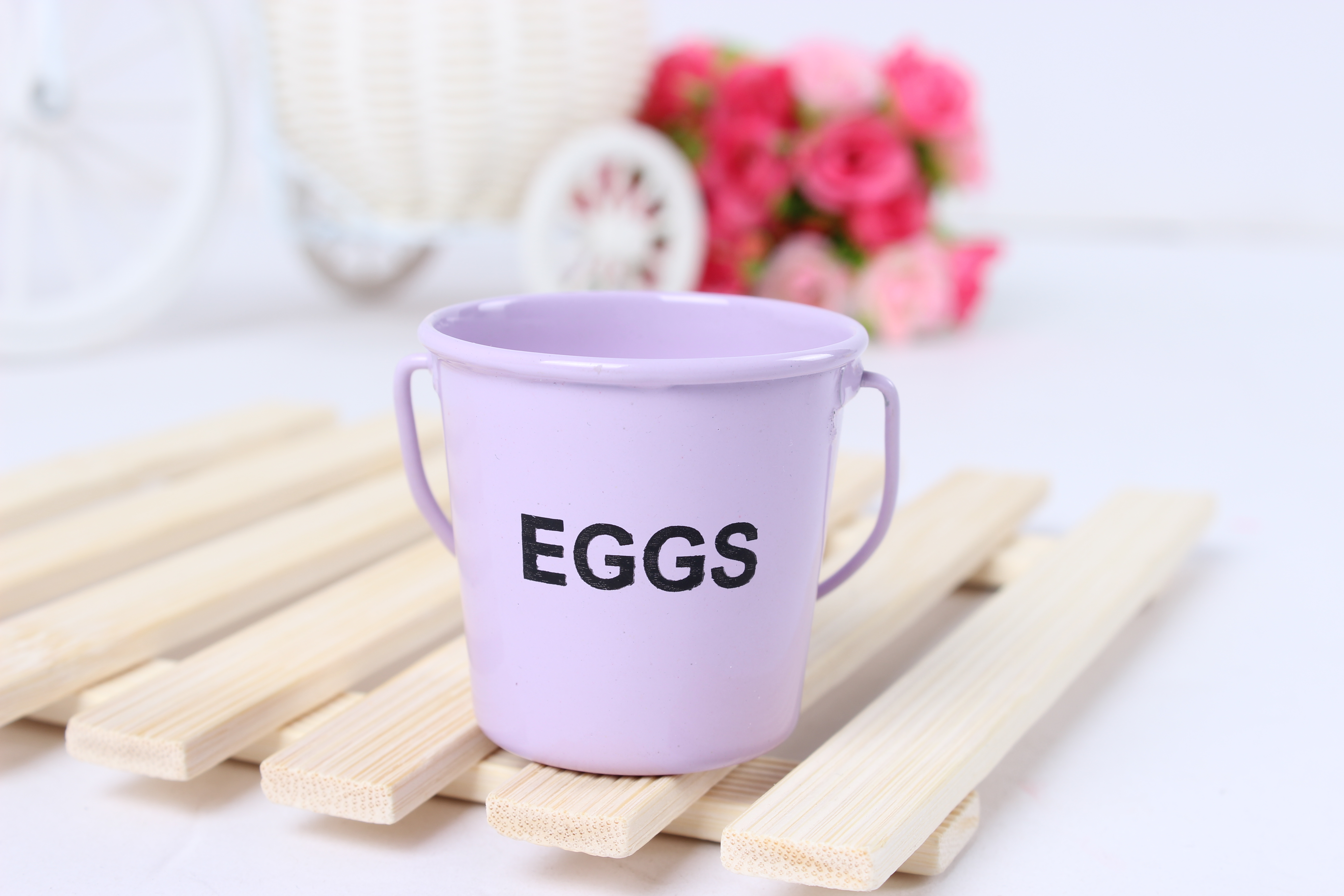 Bucket Egg Cups,colorful galvanized iron gift bucket,wedding bucket Easter barrels egg cup
