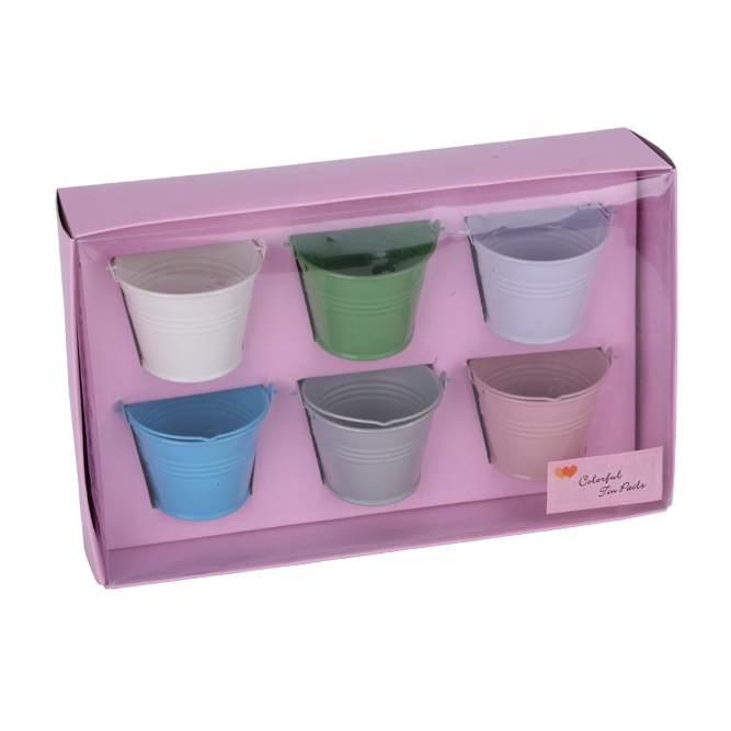 Bucket Egg Cups,colorful galvanized iron gift bucket,wedding bucket Easter barrels egg cup
