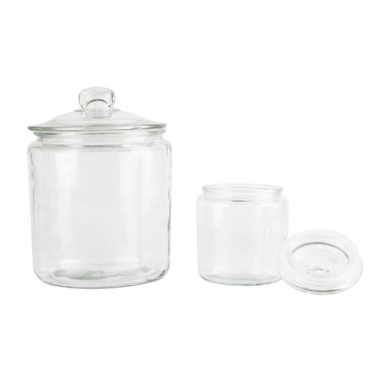 Bulk 1000ml 4000L coffee storage food sweet biscuit cookie jar glass candy jars