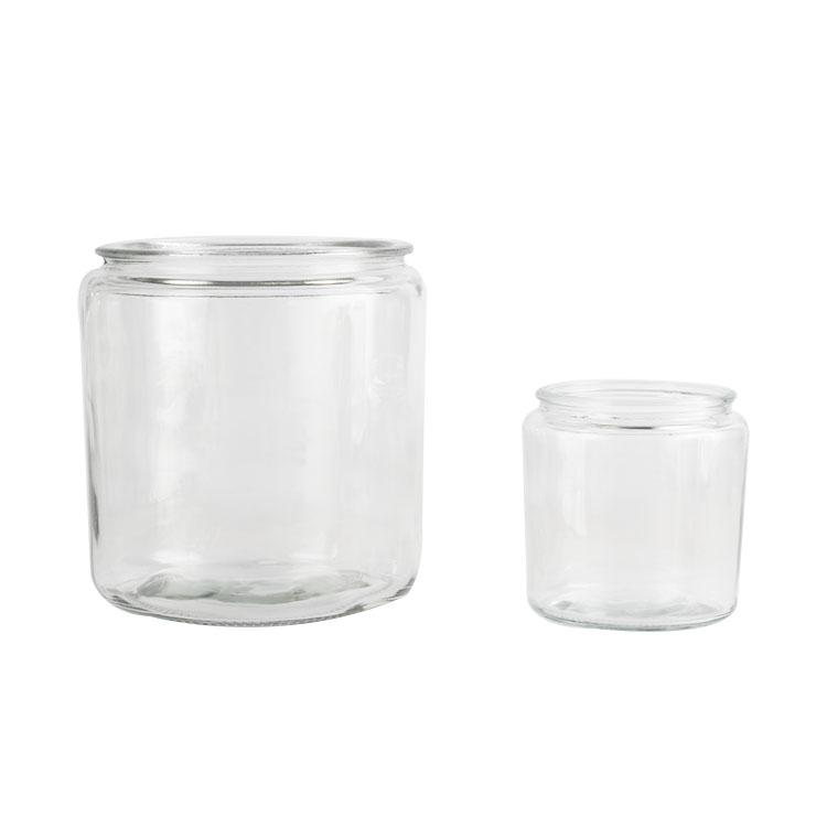 Bulk 1000ml 4000L coffee storage food sweet biscuit cookie jar glass candy jars