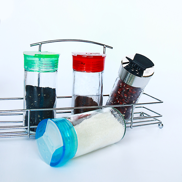 Bulk Glass Shaker Jar for Seasoning Glass Jar with Lid and Hole Wholesale