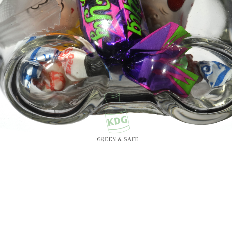 Bulk Sale Customize Cheap Lead Free Bear Glass Jars Decoration Wholesale