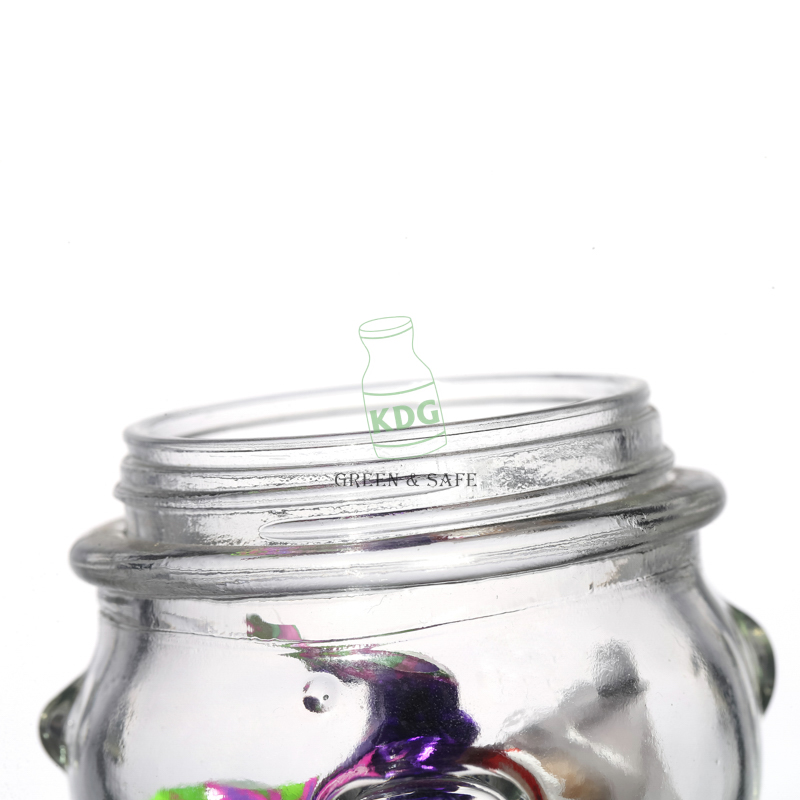 Bulk Sale Customize Cheap Lead Free Bear Glass Jars Decoration Wholesale