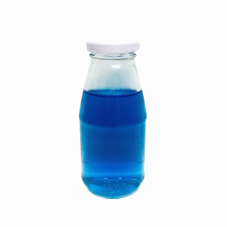 Bulk transparent cheap 200ml glass bottle for milk juice tea