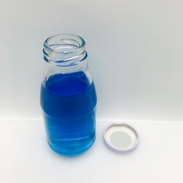 Bulk transparent cheap 200ml glass bottle for milk juice tea