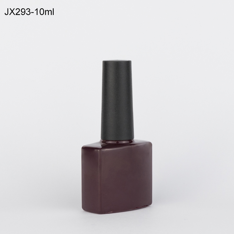 Bulk uv 11ml 15 ml empty rectangle shapes nail polish oil glass bottles