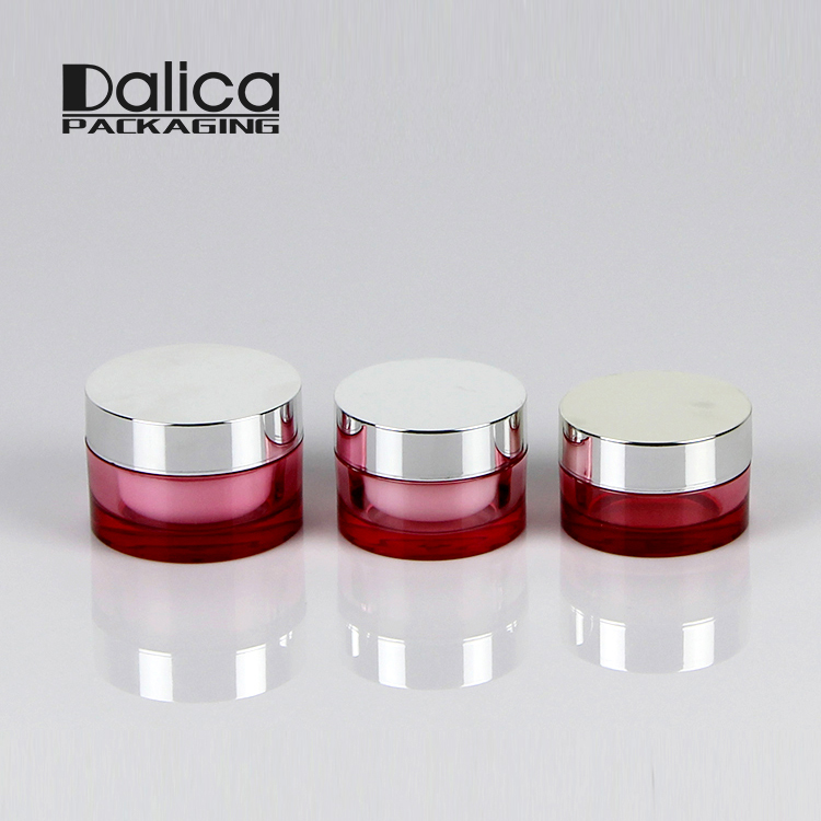 Bulk wholesale popular round custom colored 30g cosmetic acrylic jar