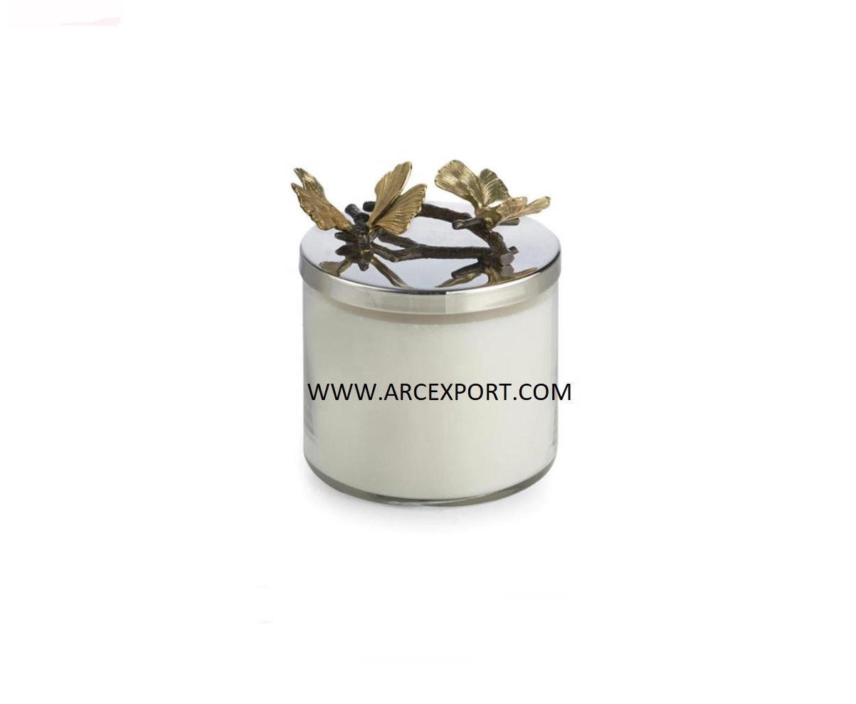 Butterfly Lid Decorative Jar & Canister