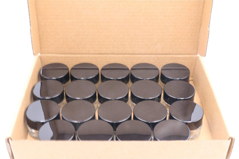 CBD Oil Concentrate Black Ultra Violet Glass Screw Top Jar
