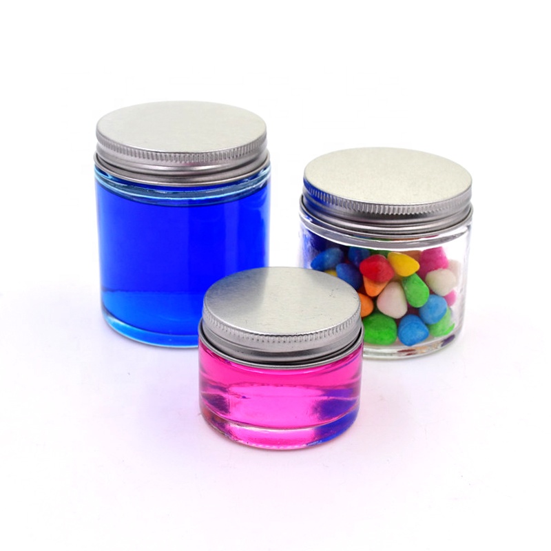CBD Packaging 3 oz 100ml glass screw cap jam canning jar candy packing candle jars Body Butter, Creams and Stash with metal lid