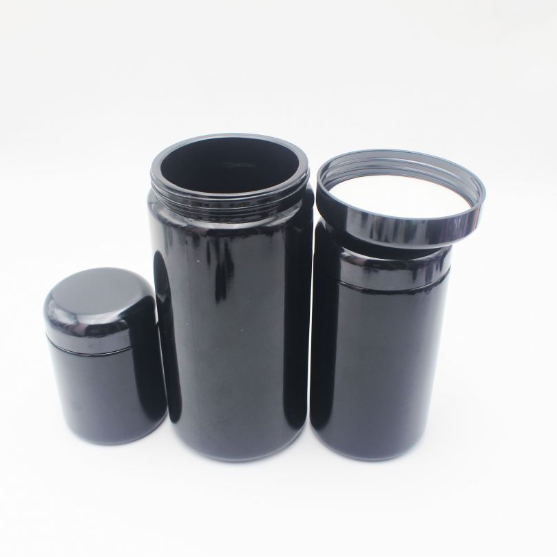CBD oil 1000g 500g 250g Ceramic dark Violet Jar with Curve lid DV-260K