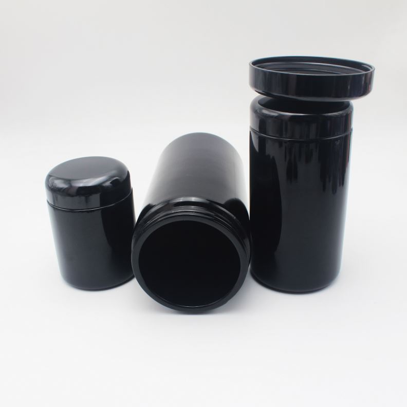 CBD oil 1000g 500g 250g Ceramic dark Violet Jar with Curve lid DV-260K