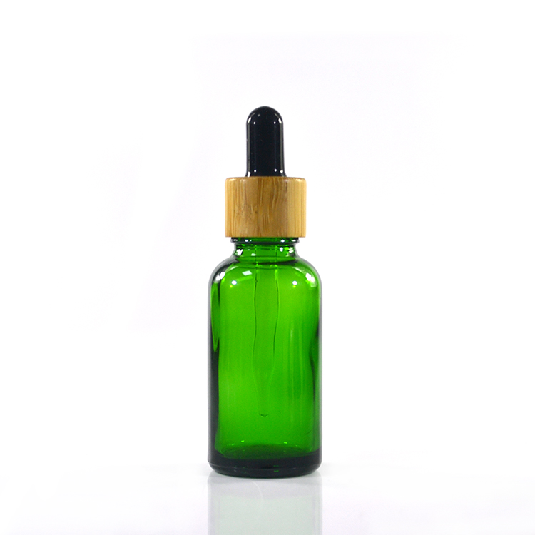 CBD oil 5ml 10ml 15ml 20ml 30ml 50ml 100ml essential oil serum amber glass tincture bottles with bamboo pipette dropper