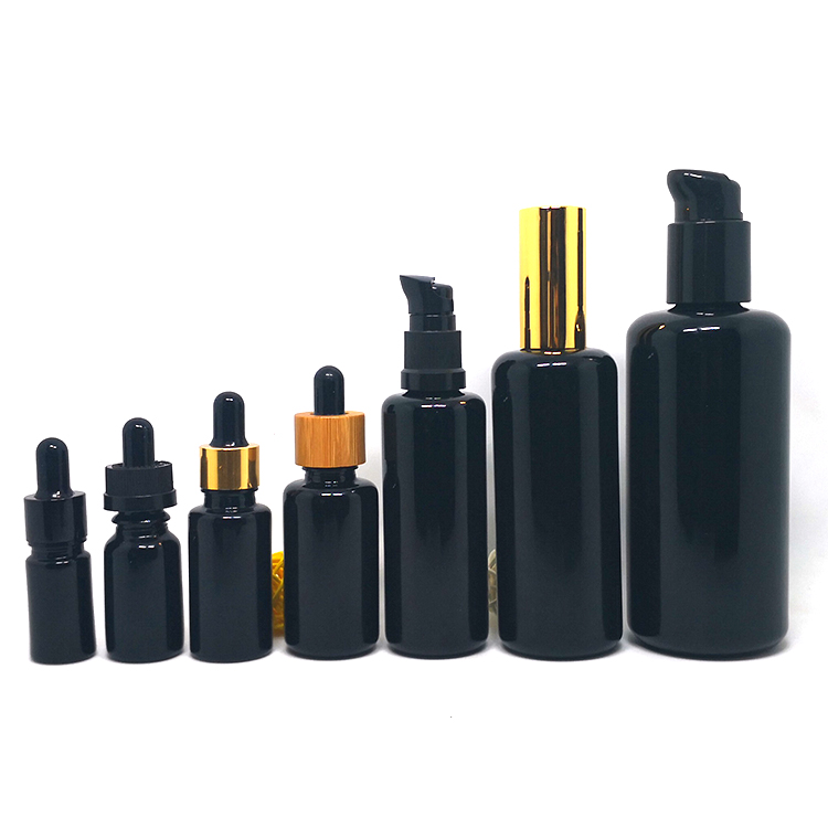 CBD weed packaging empty cosmetic cream dark violet 100ml 200ml 250ml uv glass jar