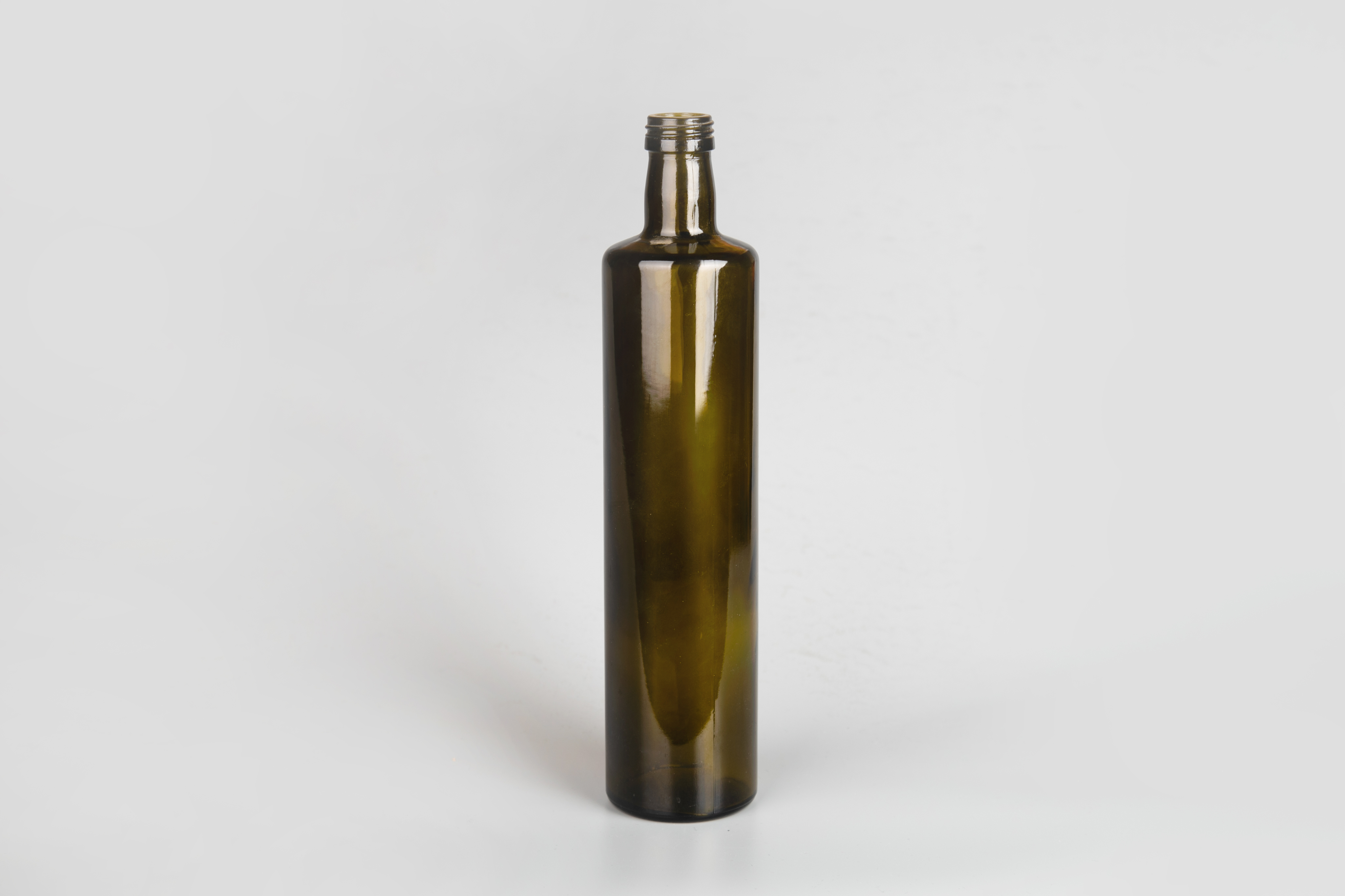 CE Certificate Round dark green Glass Essential Oil Bottle Vinegar Bottle olive oil glass bottle 1212