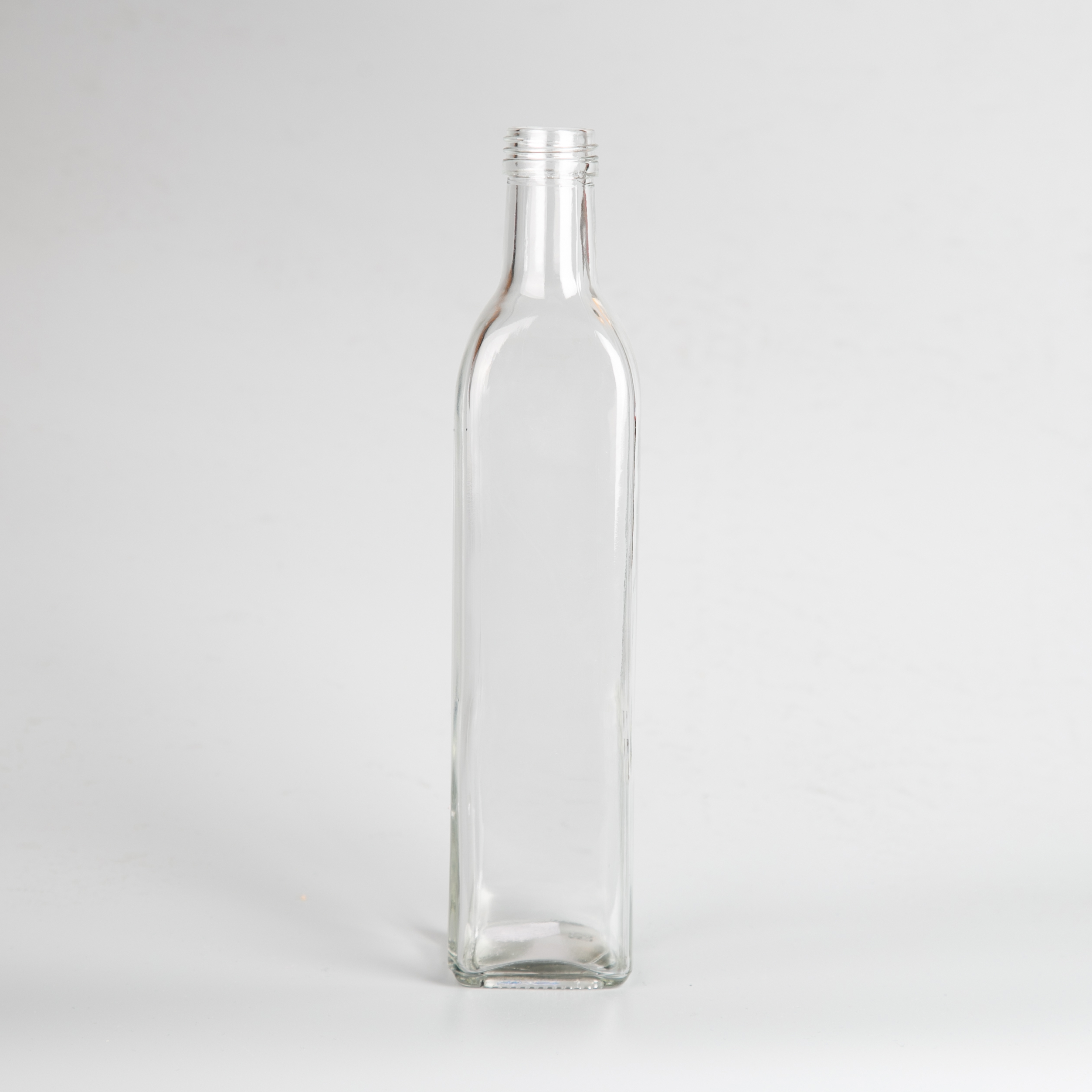 CE Certificate Square Clear Glass Essential Oil Bottle Vinegar Bottle olive oil glass bottle1209