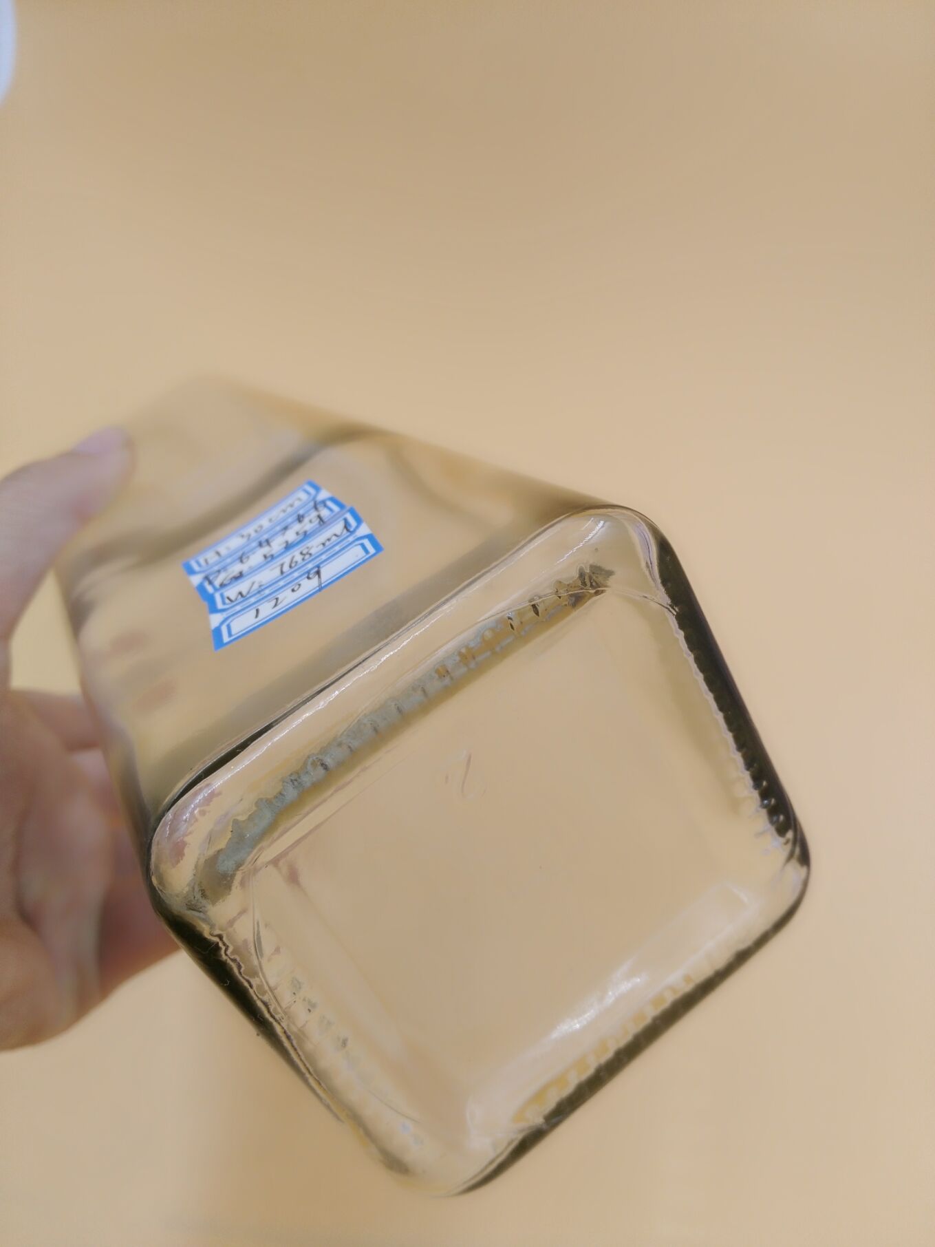 CE Certificate Square Clear Glass Essential Oil Bottle Vinegar Bottle olive oil glass bottle1209