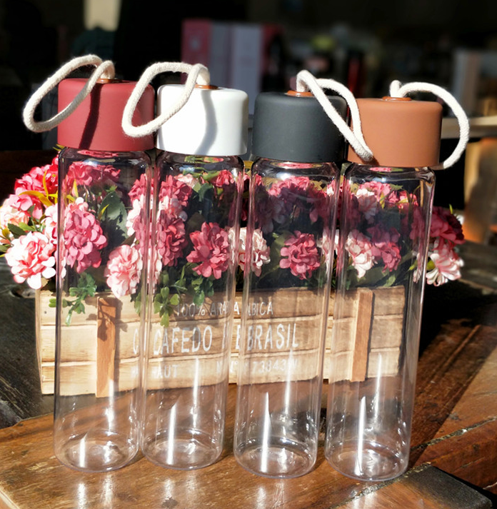 CE Certificate Wholesale Manufacturer Factory Price 400ml Clear Glass Water Juice Bottle glass beverage bottle1397